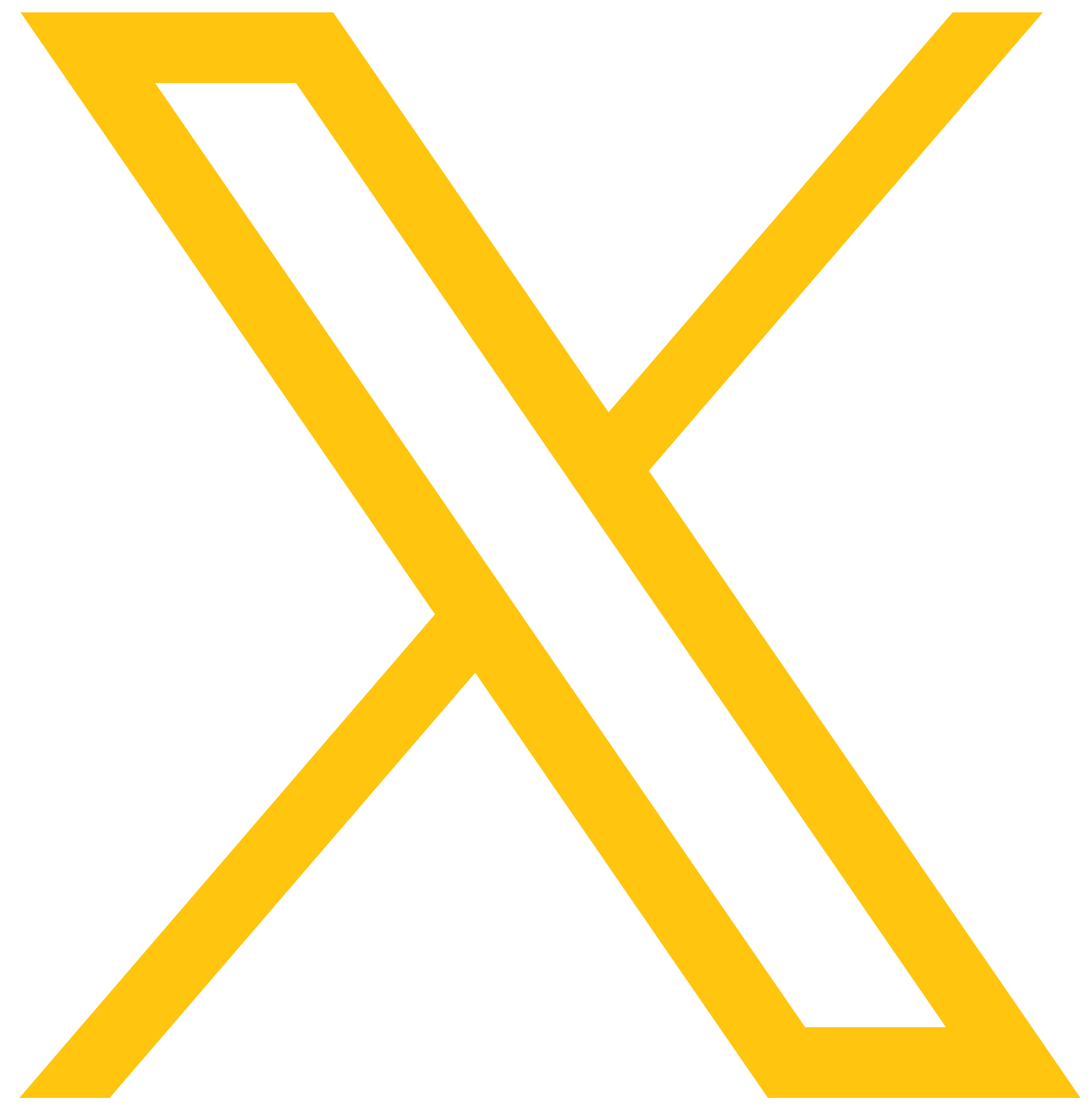 twitter x logo yellow-1