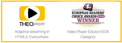 THEOplayer wins the Readers Choice Awards 2016